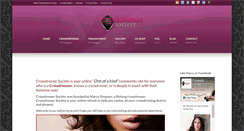 Desktop Screenshot of crossdressersociety.com